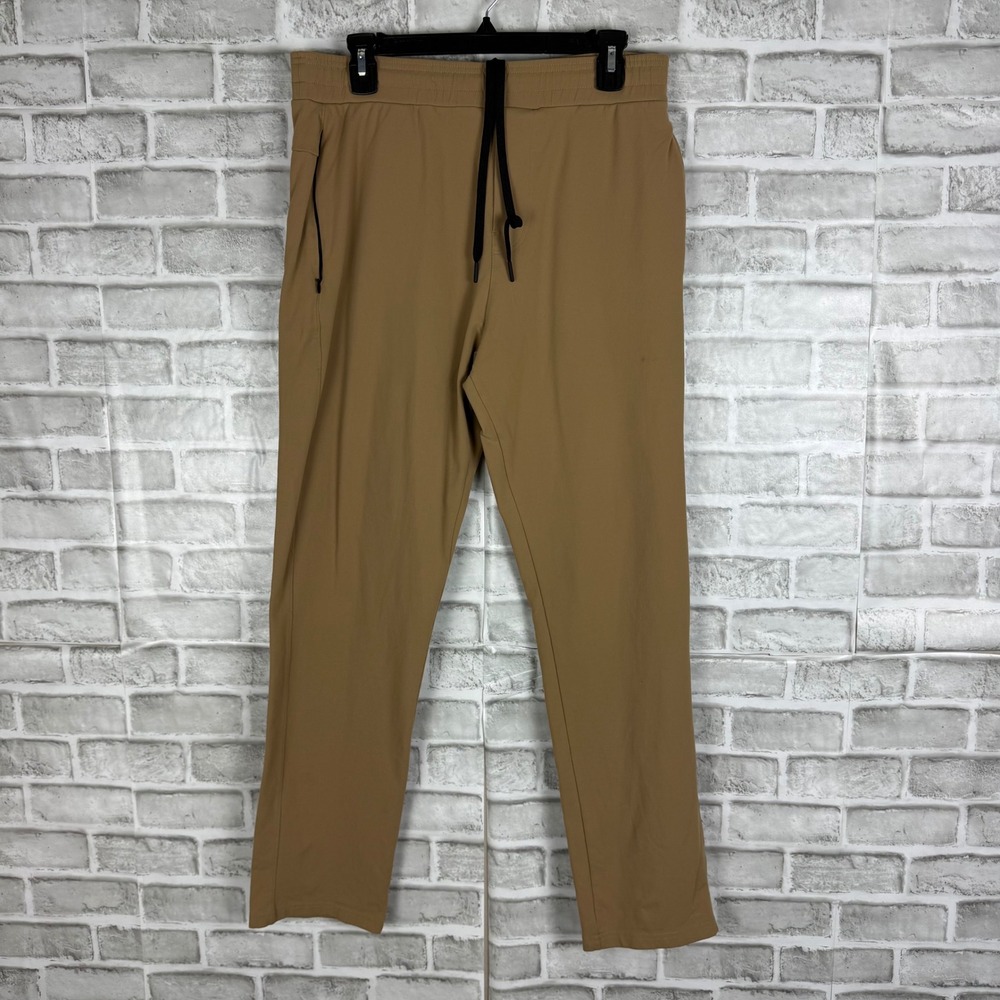 Public Rec All Day Every Day Pants Mens 34 x 32 Khaki Tan Jogger Trousers ADED